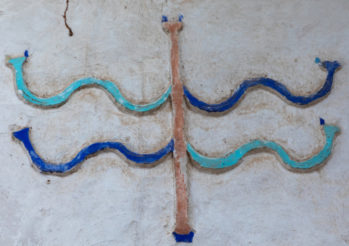 Farasani house decoration, Jazan Province, Farasan, Saudi Arabia