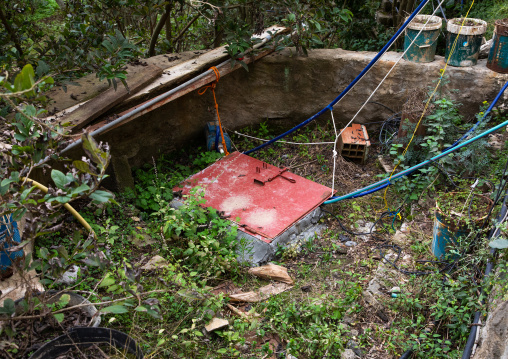 Al Kawbaa farm water well for the coffee and khat plantations, Jizan Province, Faifa Mountains, Saudi Arabia