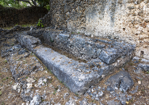 Ablution pond in Takwa islamic ruins, Lamu, Manda island, Kenya