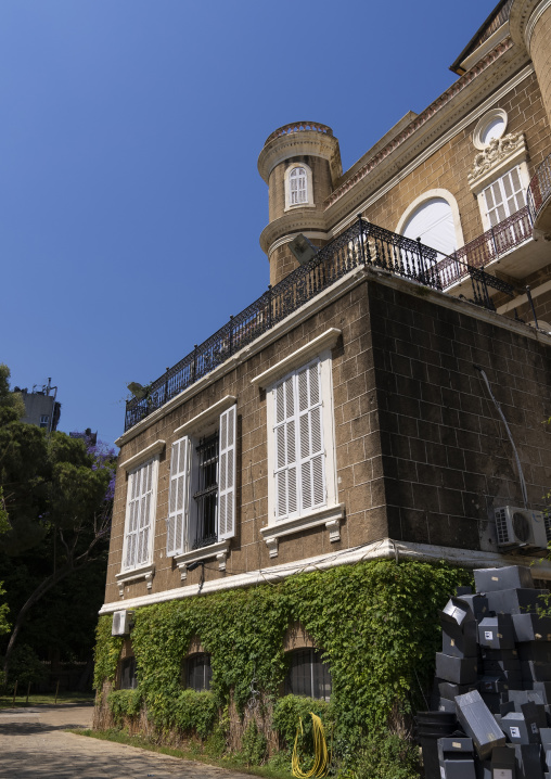 Sursock Palace destroyed by the port explosion, Beirut Governorate, Beirut, Lebanon