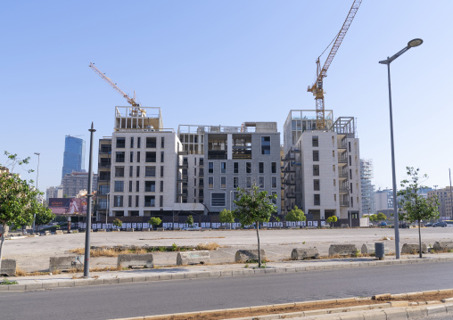 Buildings under construction in the city center, Beirut Governorate, Beirut, Lebanon