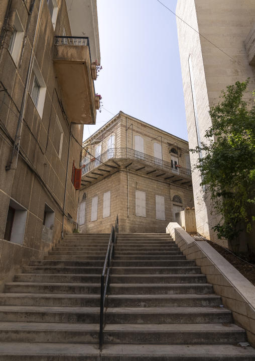 Old traditional lebanese houses in town, Beqaa Governorate, Zahle, Lebanon