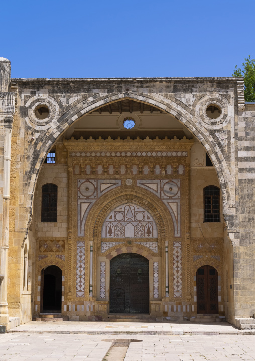 Beiteddine Palace entrance door, Mount Lebanon Governorate, Beit ed-Dine, Lebanon
