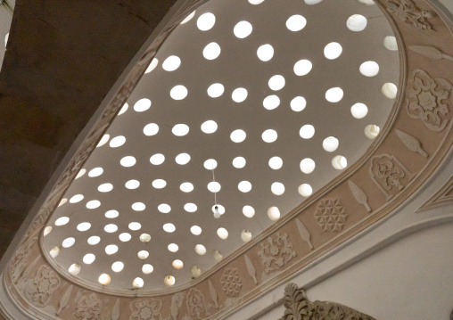 Glasses to let the light to enter into Beiteddine Palace bath, Mount Lebanon Governorate, Beit ed-Dine, Lebanon