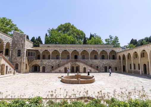 19th-century Beiteddine Palace courtyard, Mount Lebanon Governorate, Beit ed-Dine, Lebanon