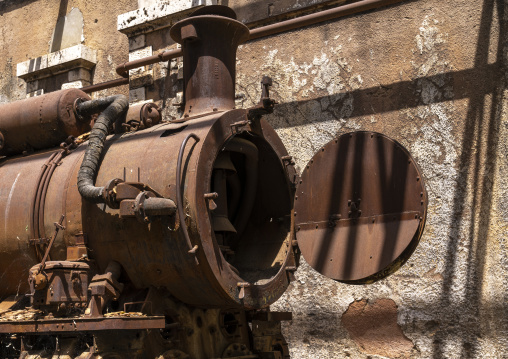 Old locomotive from Beirut–Damascus line, Beqaa Governorate, Rayak, Lebanon