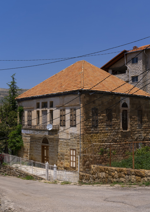 Old traditional lebanese house, North Governorate, Hasroun, Lebanon