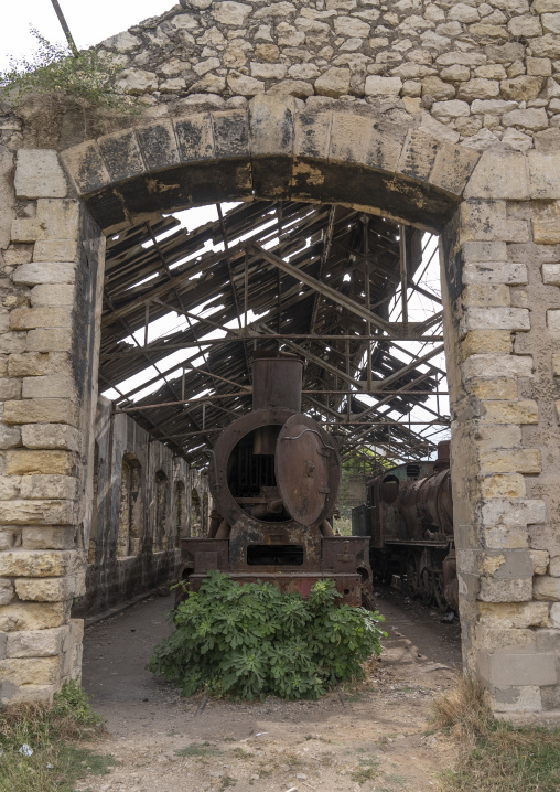 Old locomotive from Beirut–Damascus line, North Governorate, Tripoli, Lebanon