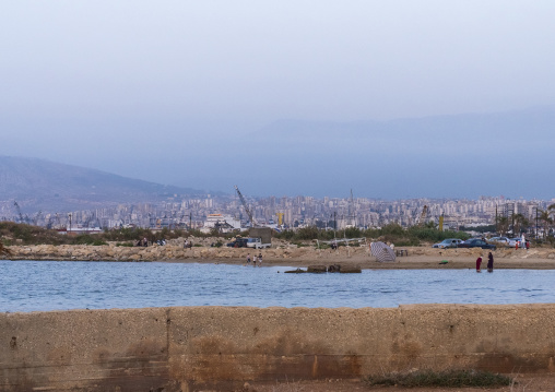 The seafront and cityscape, North Governorate, Tripoli, Lebanon