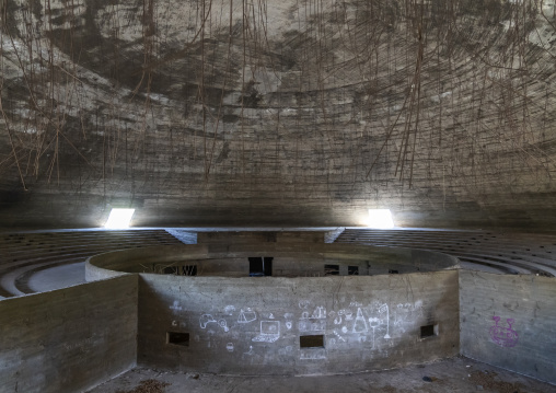 Oscar Niemeyer Experimental theater in Rashid Karami International Fair, North Governorate, Tripoli, Lebanon