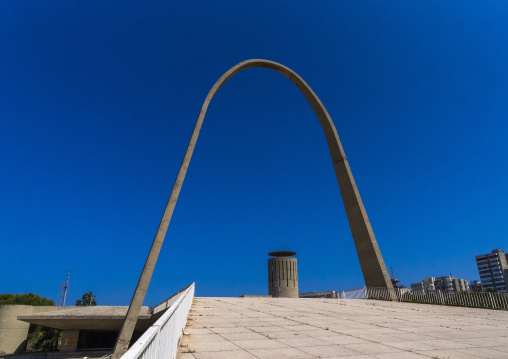 Arch in Rashid Karami International Fair designed by Oscar Niemeyer, North Governorate, Tripoli, Lebanon