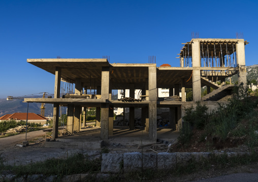 New house construction, Mount Lebanon, Douma, Lebanon