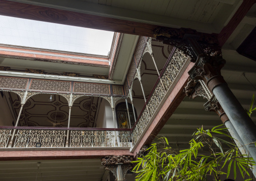 The Cheong Fatt Tze Chinese Mansion balcony, Penang island, George Town, Malaysia