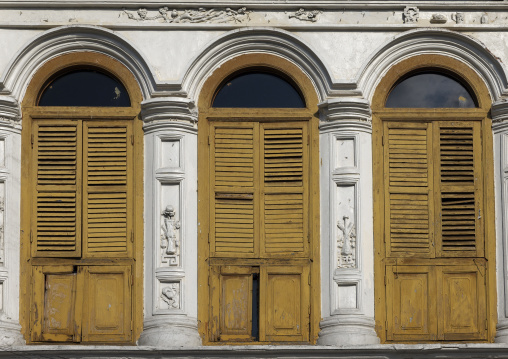 Heritage house in the Unesco World Heritage old town, Penang island, George Town, Malaysia