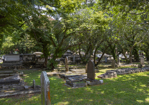 The old protestant cemetery aka Northam Road Cemetery, Penang island, George Town, Malaysia