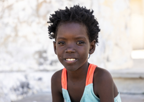 Portrait of a girl, Nampula Province, Island of Mozambique, Mozambique