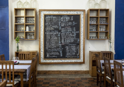Restaurant Ancora d ouro menu, Nampula Province, Island of Mozambique, Mozambique