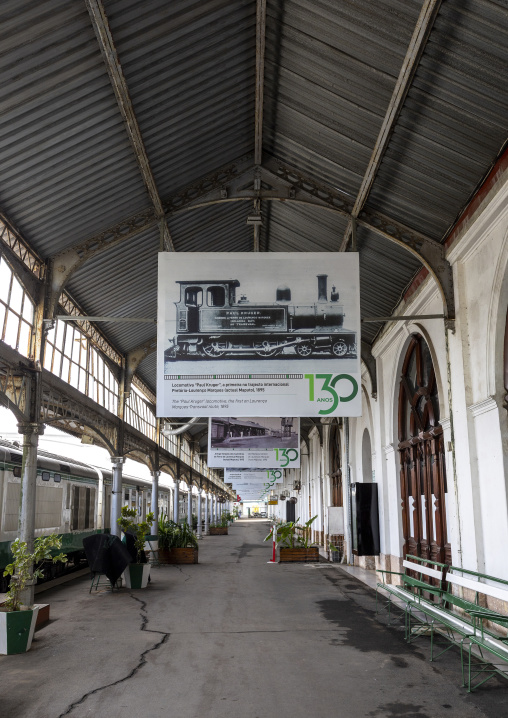 Railway Station platform, Maputo Province, Maputo, Mozambique