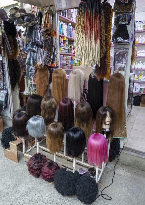 Wigs and extensions shop, Maputo Province, Maputo, Mozambique