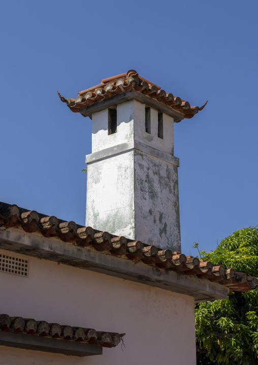 Old portuguese house chimney, Gaza Province, Xai Xai, Mozambique