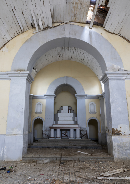 Damaged Cathedral of Our Lady of the Immaculate Conception, Inhambane Province, Inhambane, Mozambique