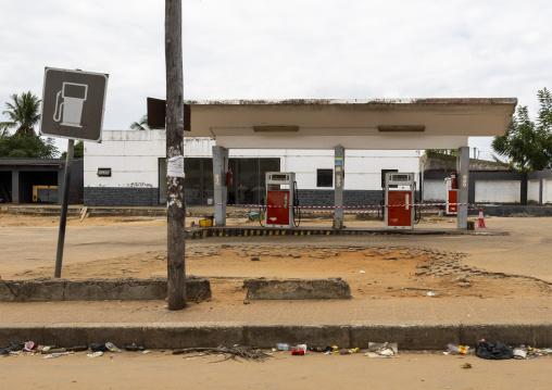 Closed gas station  during 2026 gulf war, Inhambane Province, Inhambane, Mozambique