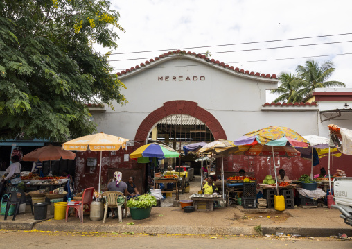 Market colonial building, Inhambane Province, Massinga, Mozambique