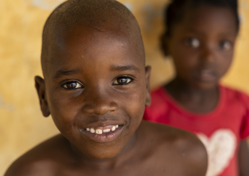 Portrait of a mozambican boy, Inhambane Province, Vilankulo, Mozambique