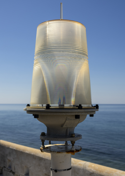 Lighthouse of Goa Island new lens, Nampula Province, Island of Mozambique, Mozambique