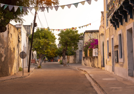 Old colonial portuguese buildings, Nampula Province, Island of Mozambique, Mozambique