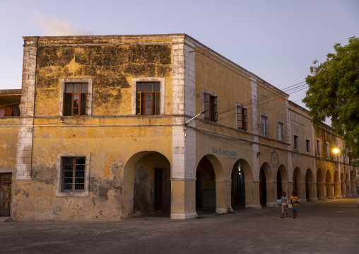 Old colonial portuguese houses, Nampula Province, Island of Mozambique, Mozambique