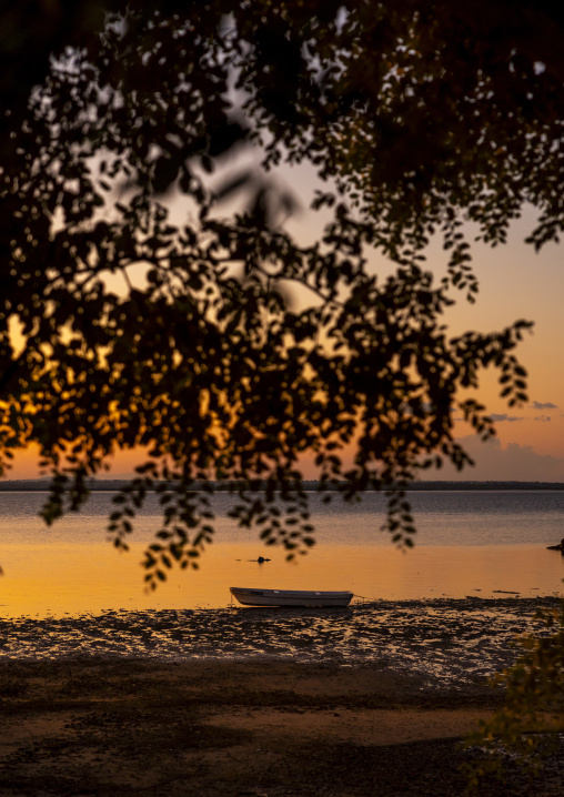 Sunset on the beach, Nampula Province, Island of Mozambique, Mozambique