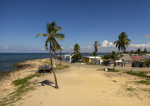 High angle view of macuti town, Nampula Province, Island of Mozambique, Mozambique