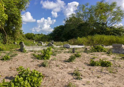 Muslim and christian graveyard, Nampula Province, Island of Mozambique, Mozambique