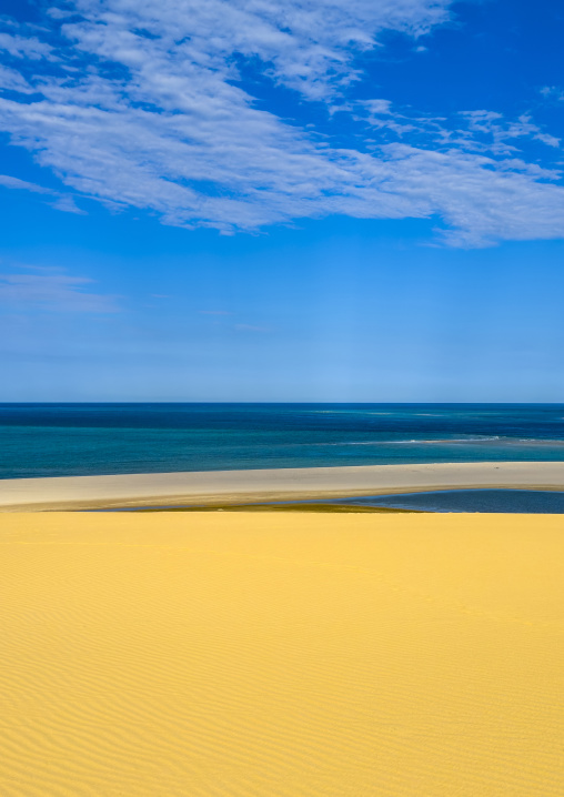Sand dune in Bazaruto national park, Bazaruto archipelago, Bazaruto island, Mozambique