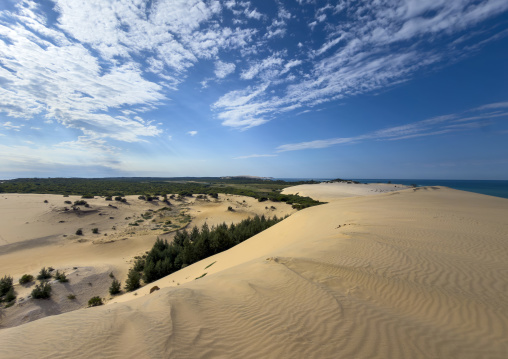 Sand dune in Bazaruto national park, Bazaruto archipelago, Bazaruto island, Mozambique