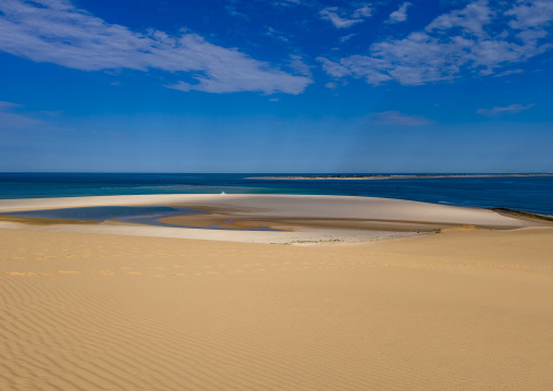 Sand dune in Bazaruto national park, Bazaruto archipelago, Bazaruto island, Mozambique