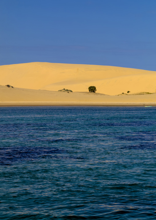 Sand dune in Bazaruto national park, Bazaruto archipelago, Bazaruto island, Mozambique