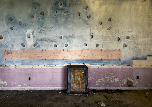 Abandoned Grand Hotel, Bazaruto archipelago, Santa Carolina island, Mozambique
