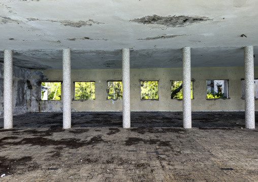 Abandoned Grand Hotel, Bazaruto archipelago, Santa Carolina island, Mozambique