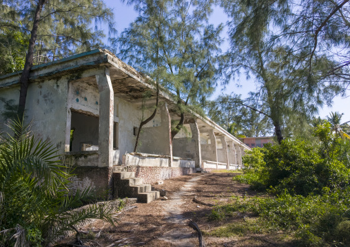 Abandoned Grand Hotel, Bazaruto archipelago, Santa Carolina island, Mozambique