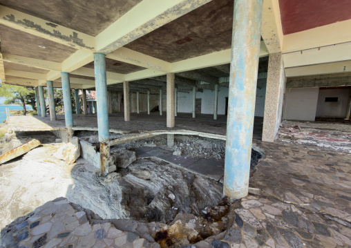 Abandoned Grand Hotel, Bazaruto archipelago, Santa Carolina island, Mozambique