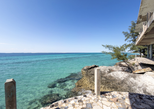 Abandoned Grand Hotel, Bazaruto archipelago, Santa Carolina island, Mozambique