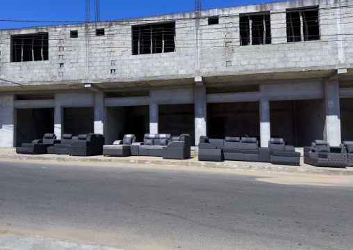 Sofas for sale along the road, Nampula Province, Nampula, Mozambique