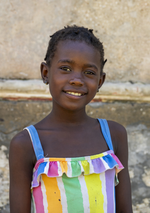 Portrait of a girl, Nampula Province, Island of Mozambique, Mozambique