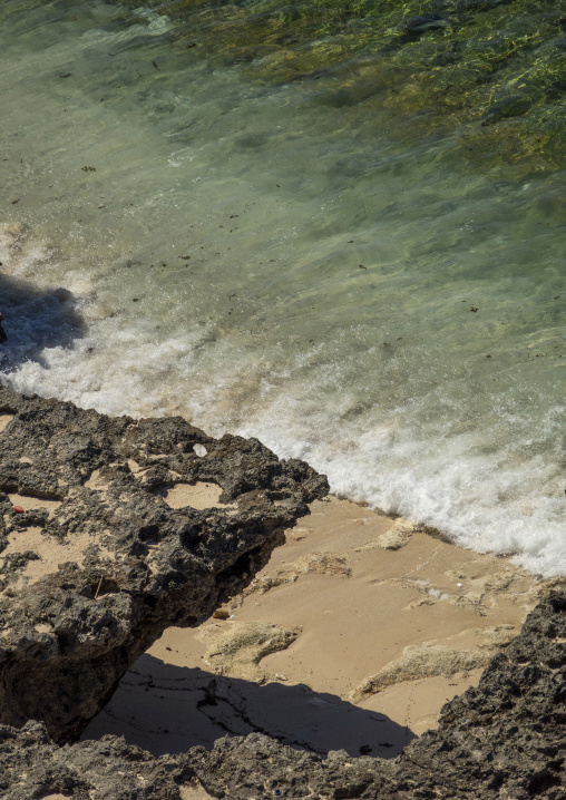 High angle view of a beach, Island of Mozambique, Goa island, Mozambique