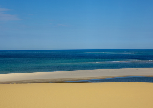 Sand dune in Bazaruto national park, Bazaruto archipelago, Bazaruto island, Mozambique