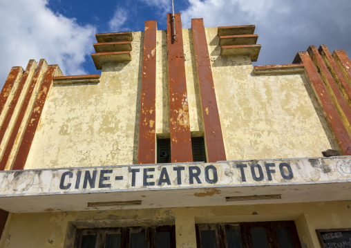 Old Tofo movie theater, Inhambane Province, Inhambane, Mozambique