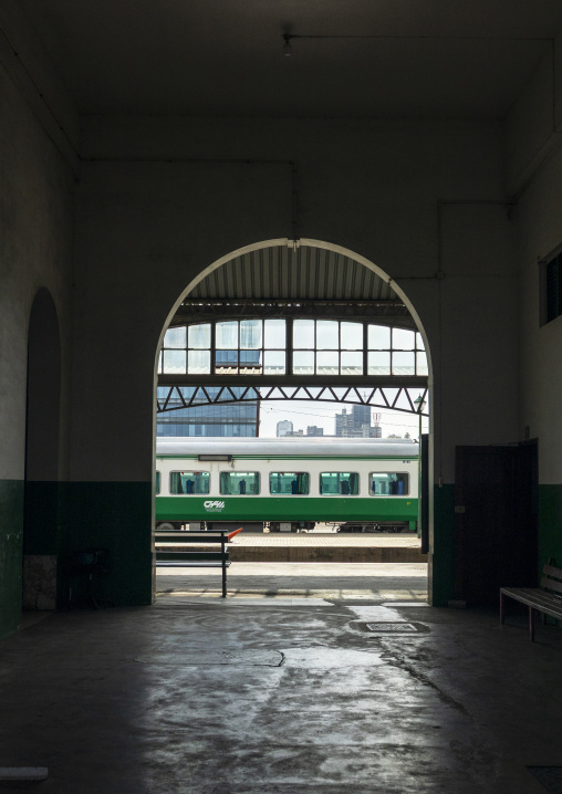 Train in the railway Station, Maputo Province, Maputo, Mozambique