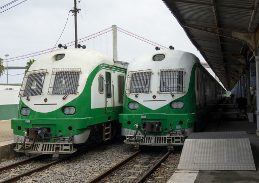Train in the railway Station, Maputo Province, Maputo, Mozambique